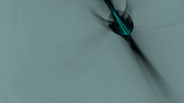 abstract gray background element on black. fractal graphics illustration. composition of glowing lines and motion blur traces. movement and innovation concept.