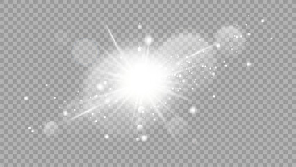 vector transparent sunlight special lens flare light effect. stock royalty free vector illustration.