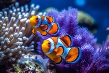 Beautiful Color Of Sea Fish. Made With Generative AI 