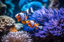 Beautiful Color Of Sea Fish. Made With Generative AI 