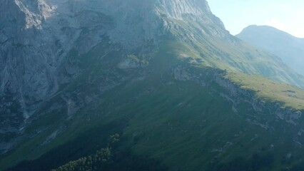 Wall Mural - aerial view of the meadows of tivo abruzzo