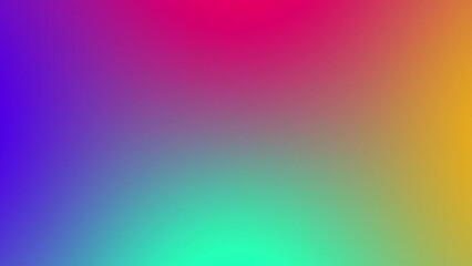 Wall Mural - Abstract dual color gradient background with liquid style waves featured violet, purple, pink and blue. Seamless looping video.