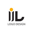 letter il for logo company design template