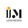 letter im for logo company design template