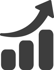 Wall Mural - increase graph icon.