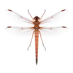 Wall Mural - dragonfly isolated on transparent background cutout