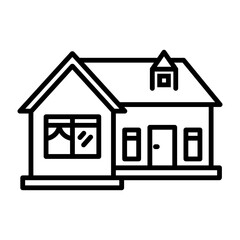 Canvas Print - House Icon Design Vector template Illustration