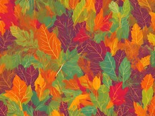 Illustration Of Autumn Leaf