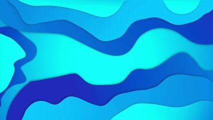 Wall Mural - Abstract colorful shape background. Neon Colors and Liquid gradients . Colorful vibrant gradients 3d animation seamless loop in 4K. Abstract colorful wave backdrop seamless loop.	
