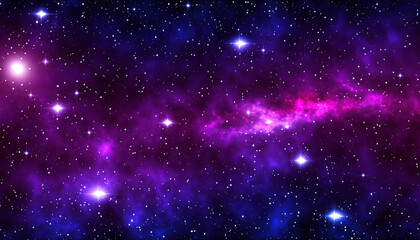 Wall Mural - Space scene with planets, stars and galaxies