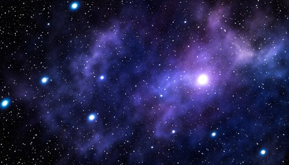 Wall Mural - Space scene with planets, stars and galaxies