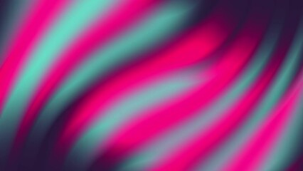 Wall Mural - Abstract color gradient background with liquid style waves featured violet and blue. Seamless looping video.