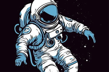 astronaut in space