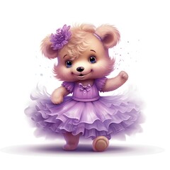 Wall Mural - Infuse your designs with the beauty of a cute teddy bear