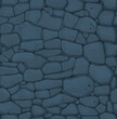 Seamless pattern from dark stones for game development in casual style or backgound