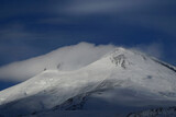 Fototapeta Kwiaty - Evening Mount Elbrus in the Caucasus