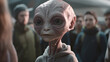 © Worldillustrator - Alien from another planet or civilization, Generative AI