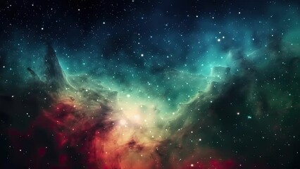 Wall Mural - galaxy and nebula. abstract space background. endless universe with stars and galaxies in outer spac