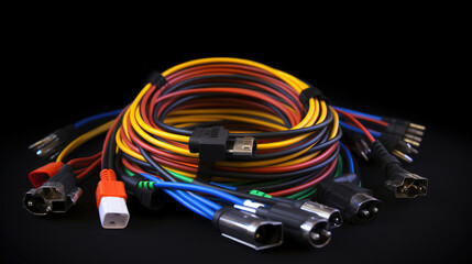 Complex wiring harness for the car building industry