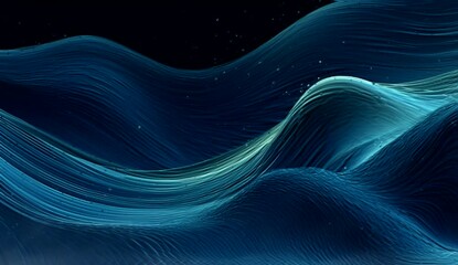 digital dynamic wave. Flow digital structure. Secure cybersecurity data connection. Cyber technology background