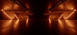Grunge Sci Fi Neon Laser Beam Electric Cyber Lights Futuristic Modern Warehouse Empty Podium Garage Concrete Asphalt Hangar Underground Club 3D Rendering