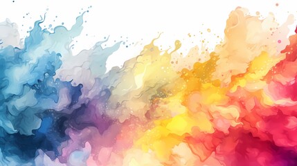 Wall Mural - abstract background liquid paint, colors, multicolor, smoke