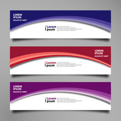 Banner background modern template, abstract design	