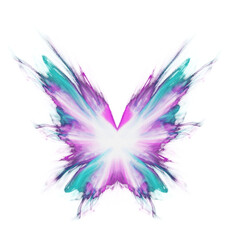 Ethereal purple fairy wings, enchanting atmosphere, winx fate saga style