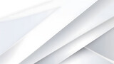 Fototapeta Abstrakcje - White luxury background with grey shadow diagonal stripes. Light elegant dynamic abstract BG. Trendy geometric neumorphism. Universal minimal 3d sale modern backdrop. Amazing deluxe business template