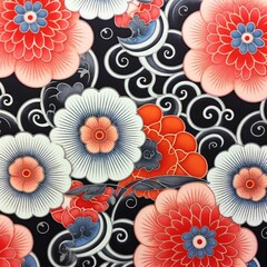 art japan pattern illustration wallpaper and background