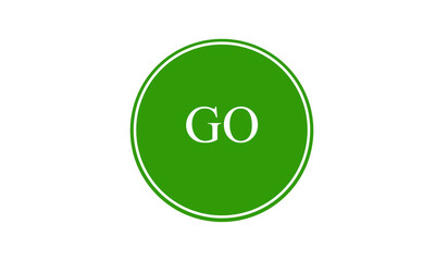 Wall Mural - go sign