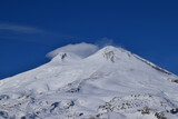 Fototapeta Kwiaty - Panorama of Mount Elbrus