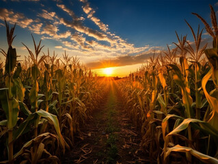 A stunning photo of a corn field 2