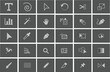 Adobe illustrator app toolbar icons