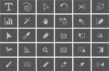 Adobe Illustrator App Toolbar Icons