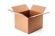 © twilight mist - Empty Open Cardboard Box On White Background