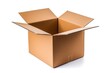 © twilight mist - Empty Open Cardboard Box On White Background