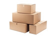 © SaraY Studio - Cardboard box. Cardboard box isolated on transparent background. Generative AI.