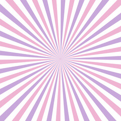 Wall Mural - Purple and pink sun rays vector background