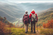 © Anastasiia Trembach - an elderly couple on a hike
