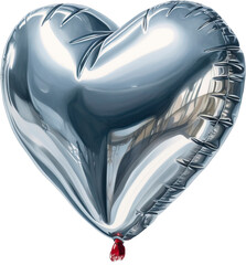 Canvas Print - Heart shaped balloons transparent png