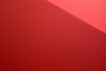 Poster - Red leather texture background. High quality photo