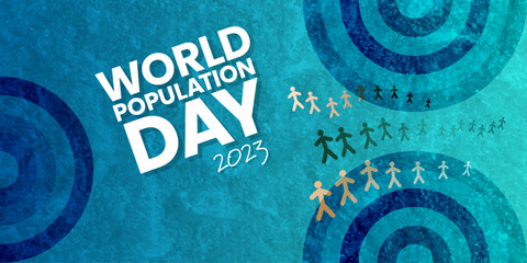 Graphic design for world population day