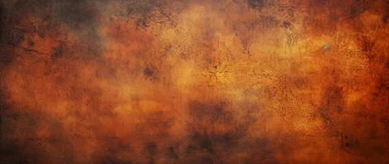 metallic orange grunge background with dark outlines, orange metal halloween backdrop.