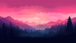 Leinwandbild Motiv Twilight gradient background.