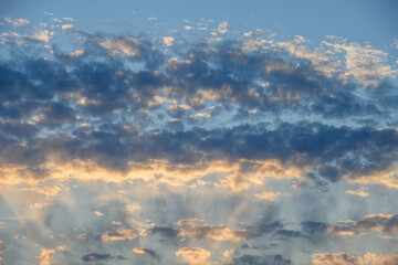 Wall Mural - beautiful cloudy sky. cloudy sky as abstract background