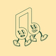 © ydhckll - Vintage character design of music note