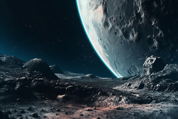 cosmic landscape. generative ai.