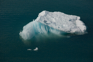 Wall Mural - Scenic photograph of the Hubbard Glacier in the Yukon of Alaska landscape 