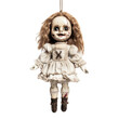 © Perfect PNG - creepy doll isolated on a transparent background, generative ai